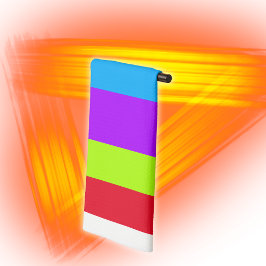 Neon kleurrijke strepen | theedoek