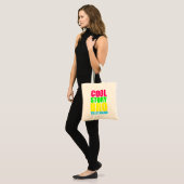 Neon Koel Verhaal Bro Tote Bag (Voorkant (model))