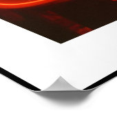 neon koffiebeker waanzin poster (Hoek)