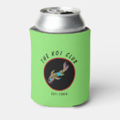 Neon Koi Green Persoonlijke geïsoleerde Koelbox Blikjeskoeler (Blikje Achterkant)