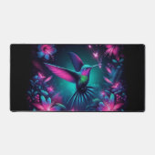 Neon kolibrie, in het oog springende neondieren bureaumat (Voorkant)