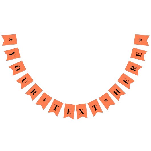 Neon Koraal Effen Kleur | Op Maat Vlaggetjes (Alle)