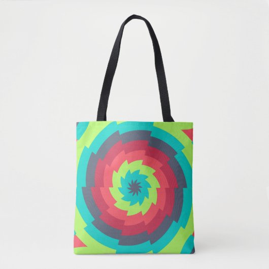 neon kosmische werveling tote bag (Voorkant)