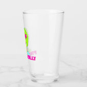 Neon Kots & Rally Pintglas | Grappig Feestje Glas (Links)