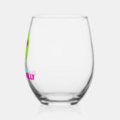 Neon Kots & Rally Stengel-loze Wijn Glas | Feestje (Links)