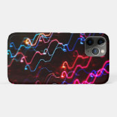 Neon kronkelende golf Case-Mate iPhone case (Achterkant (horizontaal))
