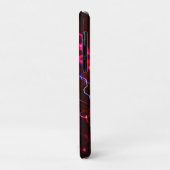 Neon kronkelende golf Case-Mate iPhone case (Achterkant/links)
