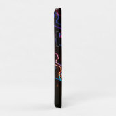 Neon kronkelende golf Case-Mate iPhone case (Achterkant/rechts)