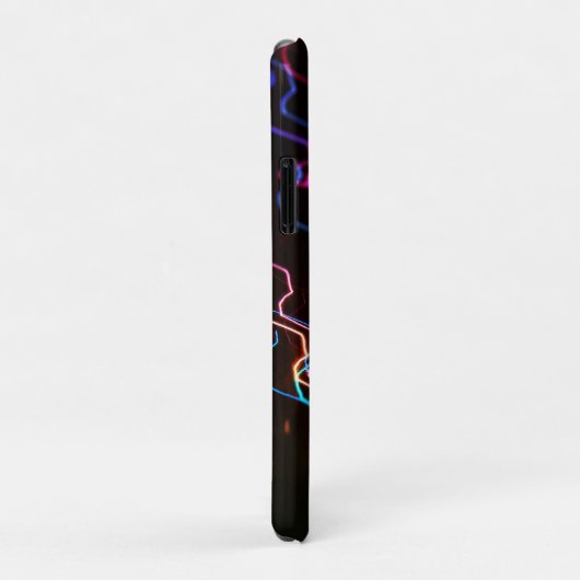 Neon kronkelende golf Case-Mate iPhone case (Achterkant/rechts)