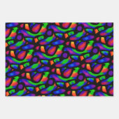 Neon Kunst Inpakpapier Vel (Voorkant 3)