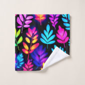 Neon laat Abstract patroon achter Bad Handdoek (Wasdoekje)