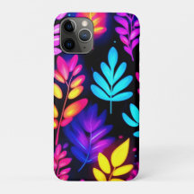 Neon laat Abstract patroon achter