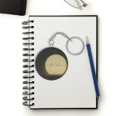 Neon lamp monogram sleutelhanger. sleutelhanger