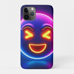 Neon Laughing Emoji Joy Case-Mate iPhone Case