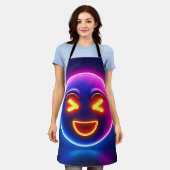 Neon Laughing Emoji Joy Schort (Gedragen)