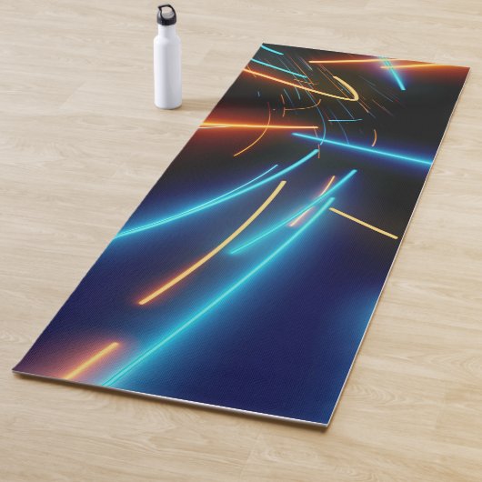 Neon Led Modern Black mannen yoga mat (In situ)