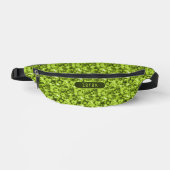 Neon & legergroene Shibori-patroon koele mannen Heuptasje (Voorkant)