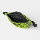 Neon & legergroene Shibori-patroon koele mannen Heuptasje (Open)