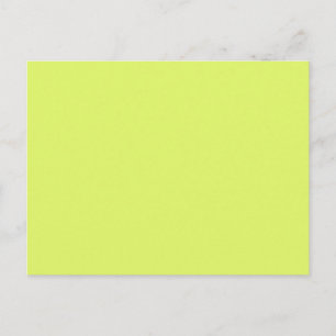 Neon Lemon Lime Green Solid Trend Color Achtergron Briefkaart