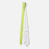 Neon Lemon Lime Green Solid Trend Color Achtergron Stropdas (Achterkant)