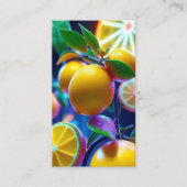 Neon Lemons Limes loyalty punch card (Voorkant)