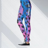 Neon Leopard Animal GRL Power Leggings