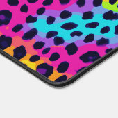 Neon Leopard Print Bureaumat (Hoek)