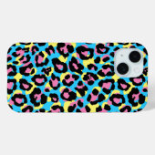 Neon Leopard Spots Patroon Case-Mate iPhone Case (Achterkant (horizontaal))