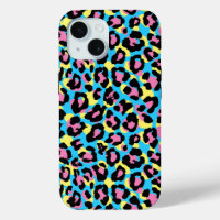Neon Leopard Spots Patroon