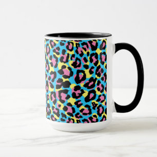 Neon Leopard Spots Patroon Mok