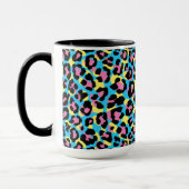 Neon Leopard Spots Patroon Mok (Links)