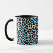 Neon Leopard Spots Patroon Mok (Links)