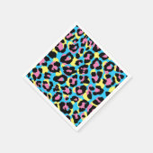 Neon Leopard Spots Patroon Servet (Hoek)