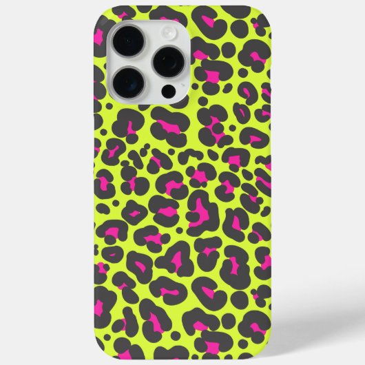 Neon Leopard Telefoonhoesje afdrukken Case-Mate iPhone Case (Achterkant)