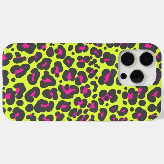 Neon Leopard Telefoonhoesje afdrukken Case-Mate iPhone Case (Achterkant (horizontaal))