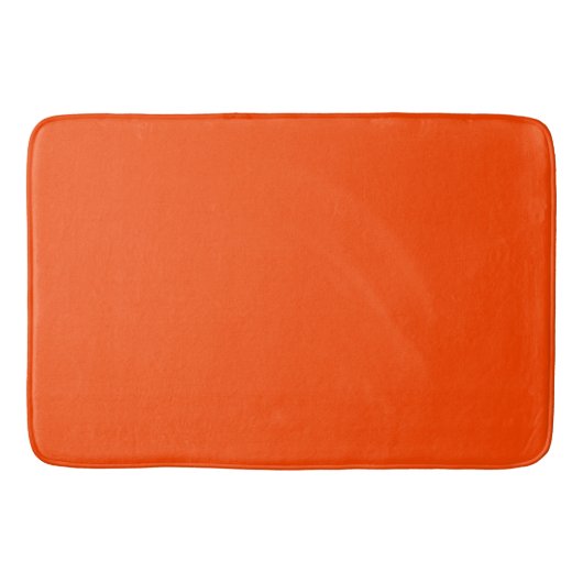 Neon, levendige Oranje Cornhole Set Badmat (Voorkant)