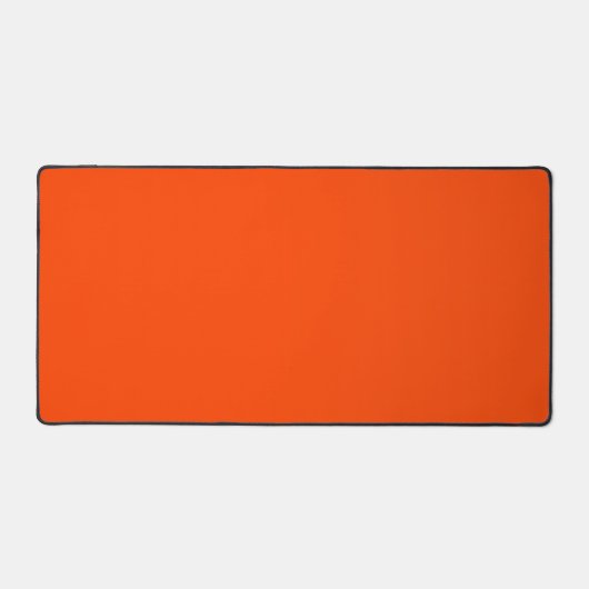 Neon, levendige Oranje Cornhole Set Bureaumat (Voorkant)