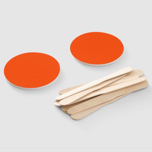 Neon, levendige Oranje Cornhole Set Handwaaier (Niet-gemonteerd)