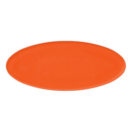 Neon, levendige Oranje Cornhole Set Naambadge