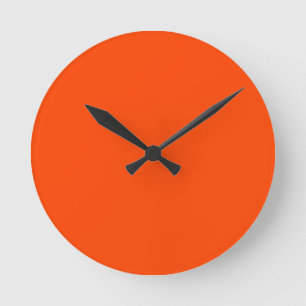 Neon, levendige Oranje Cornhole Set Ronde Klok
