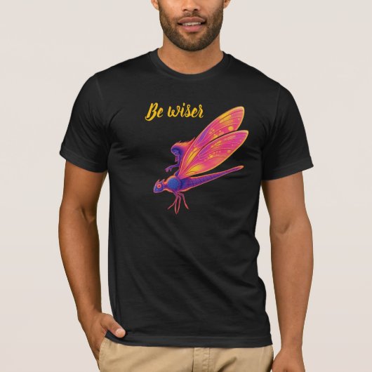 Neon Libelleshemd – Aesthetische Natuur Transforma T-shirt (Voorkant)
