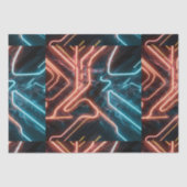 Neon licht patroon tissuepapier (Voorkant)