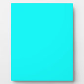 Neon lichtblauw 00ffer fotoplaat (Voorkant)