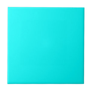 Neon lichtblauw 00ffer tegeltje
