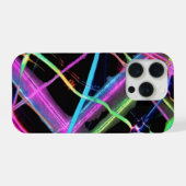Neon lichtshow iPhone hoesje (Achterkant horizontaal)