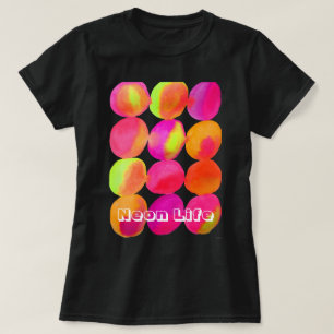 Neon Life colorful spots pop art T-shirt