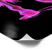 Neon Light Horse Sculpture Perfect Poster (Hoek)