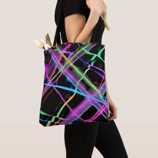 Neon light show tote bag (Dichtbij)