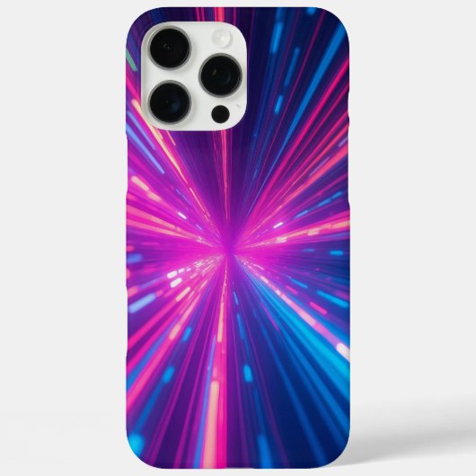 Neon Light Speed futuristische abstracte digitale  Case-Mate iPhone Case (Achterkant)