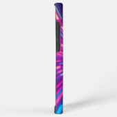 Neon Light Speed futuristische abstracte digitale  Samsung Galaxy Hoesje (Rechterkant)